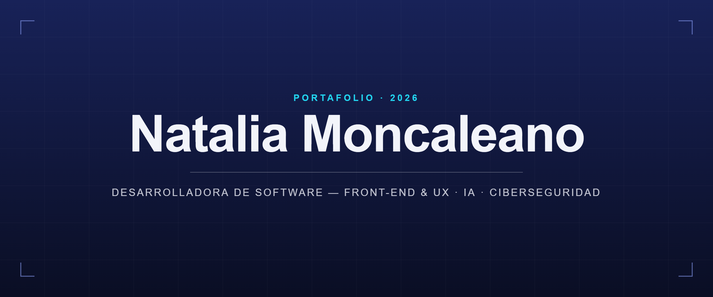 Portada del portafolio de Natalia Moncaleano